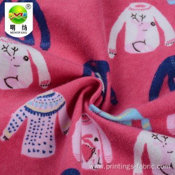 Wholesale colorful organic cotton printed flannel fabric for children